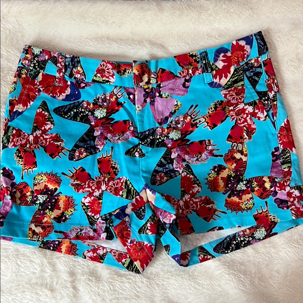 Cynthia Cynthia Rowley, Floral Print Women's Shorts, Excellent condition size 8